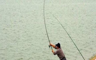 磯竿的拋竿方法，可使用劈投法、掄投法、彈投法、撩投法